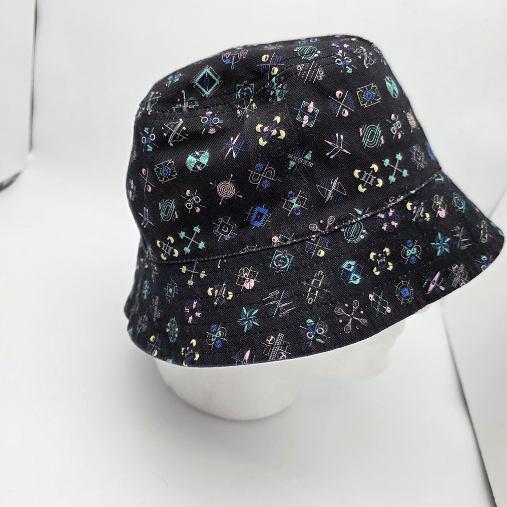 Paris 2024 Olympics Official Reversible Bucket‎ Hat Unisex Blue Black Geometric - Picture 4 of 14